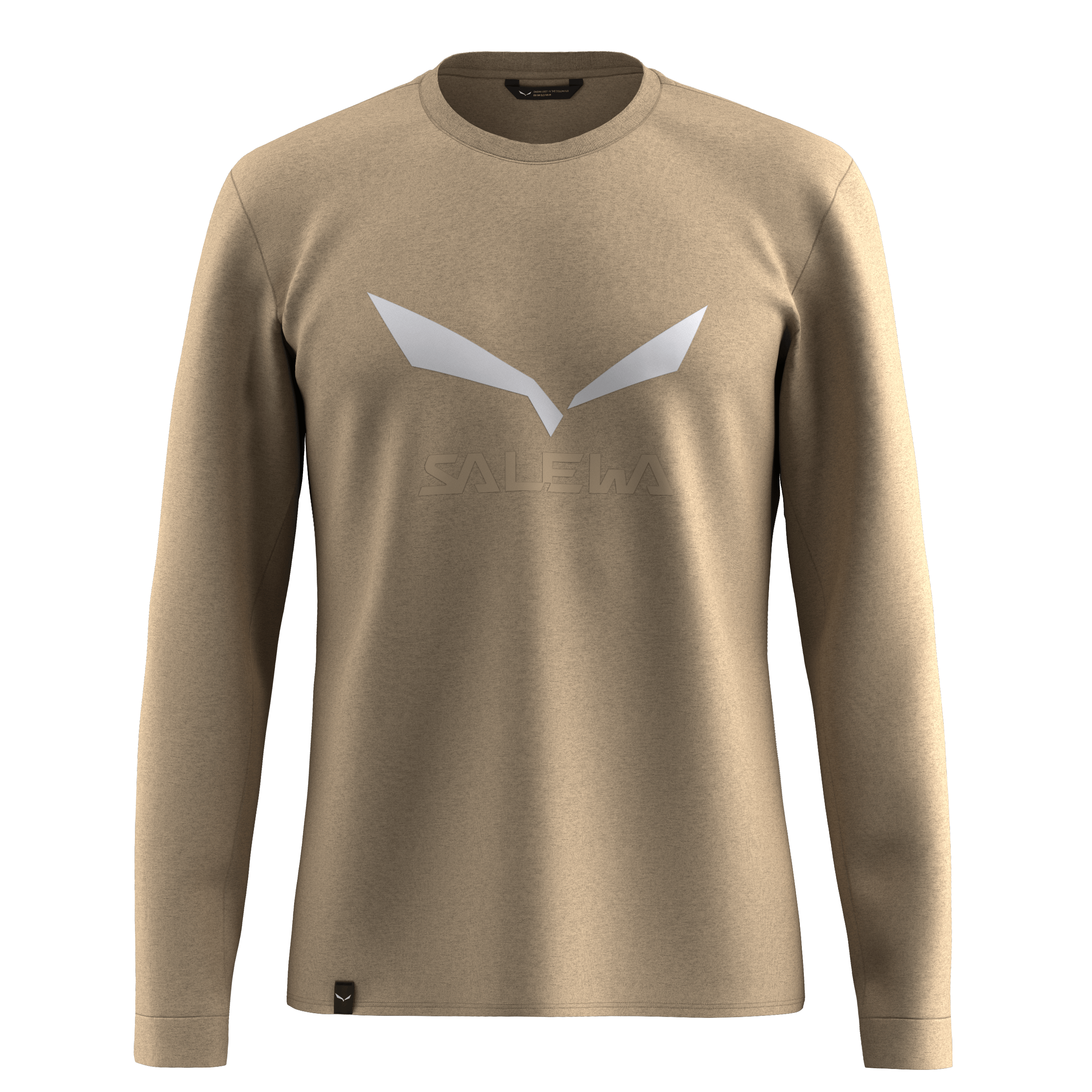 Camiseta de Manga Larga Seca Solidlogo para Hombre